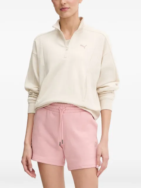 PUMA Class logo-embroidered half-zip sweatshirt