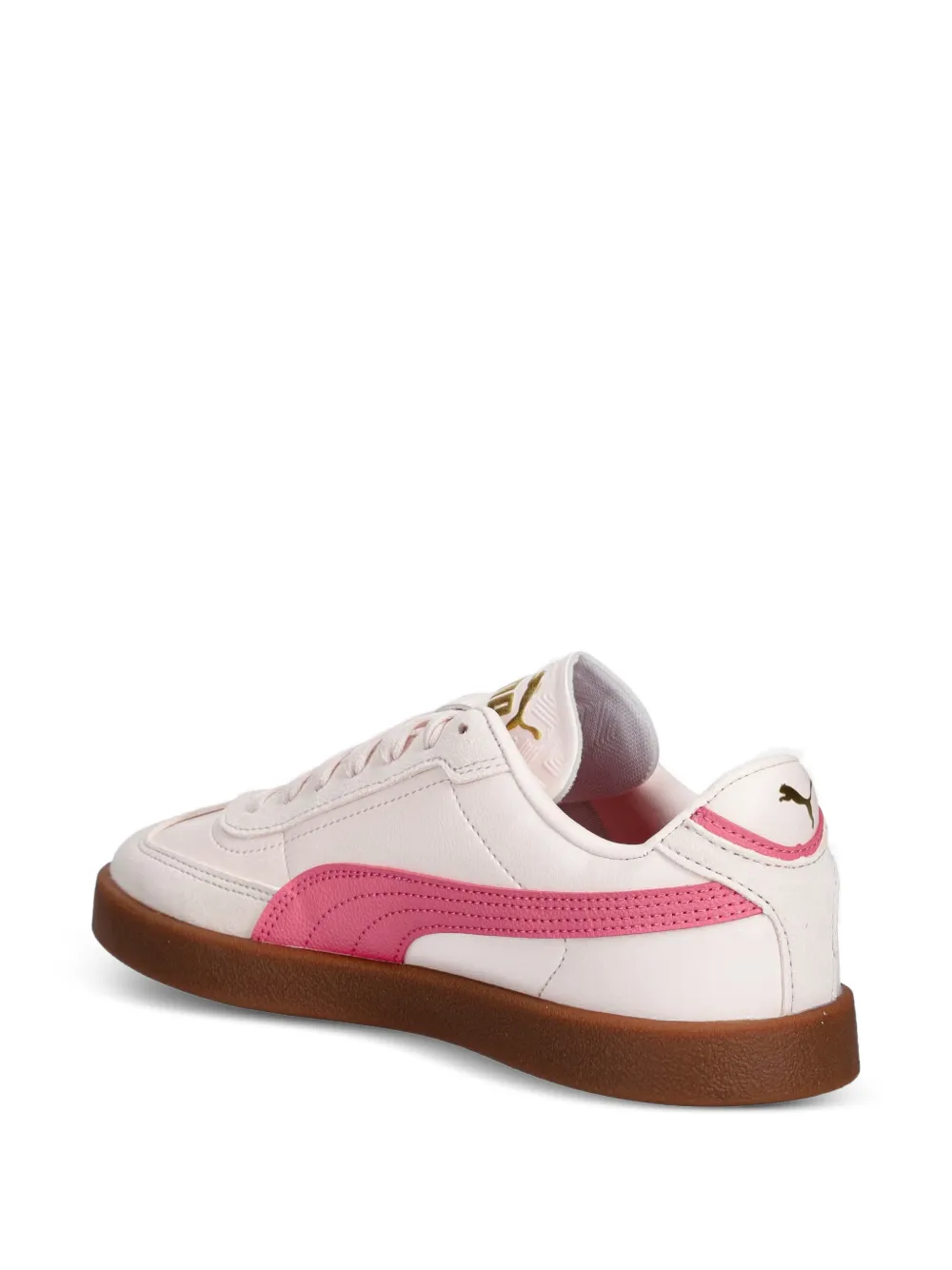 Puma Kids Club II Era logo-print panelled sneakers Roze