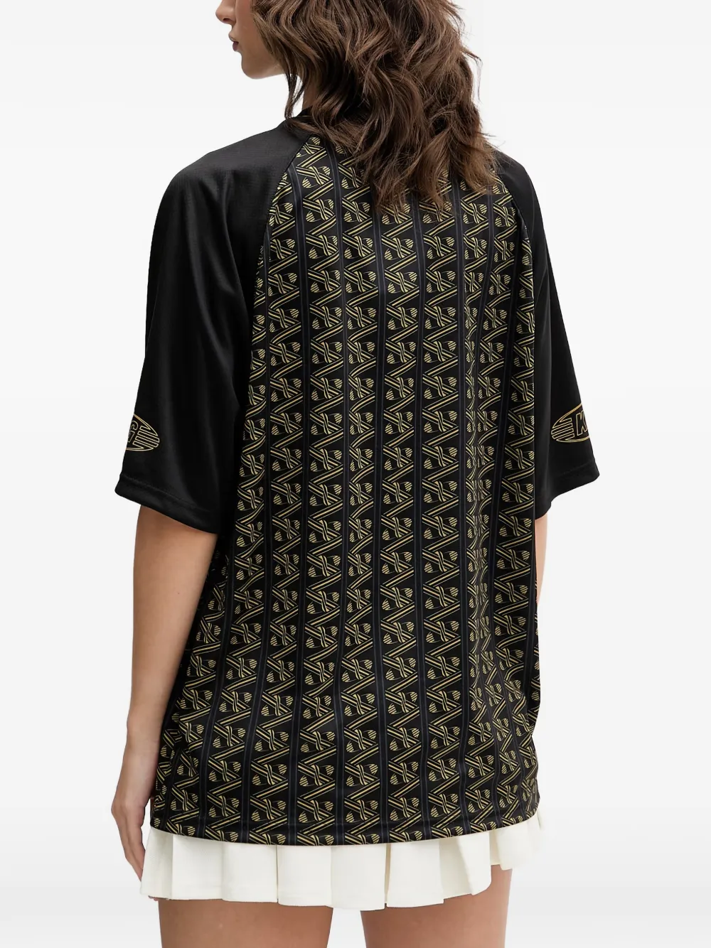 PUMA King T-shirt met logo-print Zwart