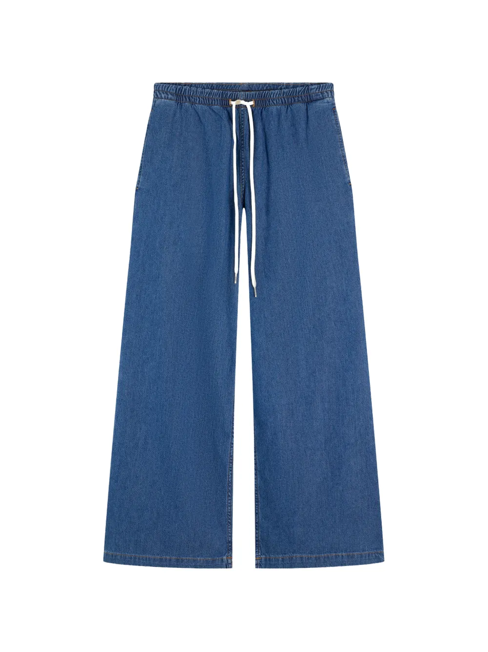Tommy Hilfiger drawstring wide-leg jeans - Blu