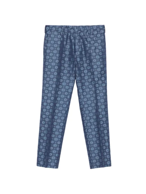 Romeo Gigli Pre-Owned pantalones con motivo en jacquard 1990