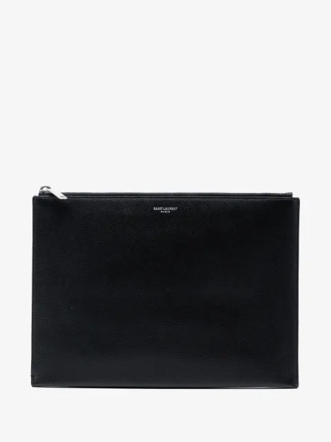 Saint Laurent Pre-Owned Clutch con zip 2018