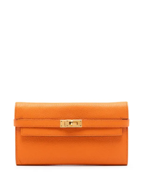 Hermès Pre-Owned 2009 Chevre Mysore Kelly Longue Wallet long wallets