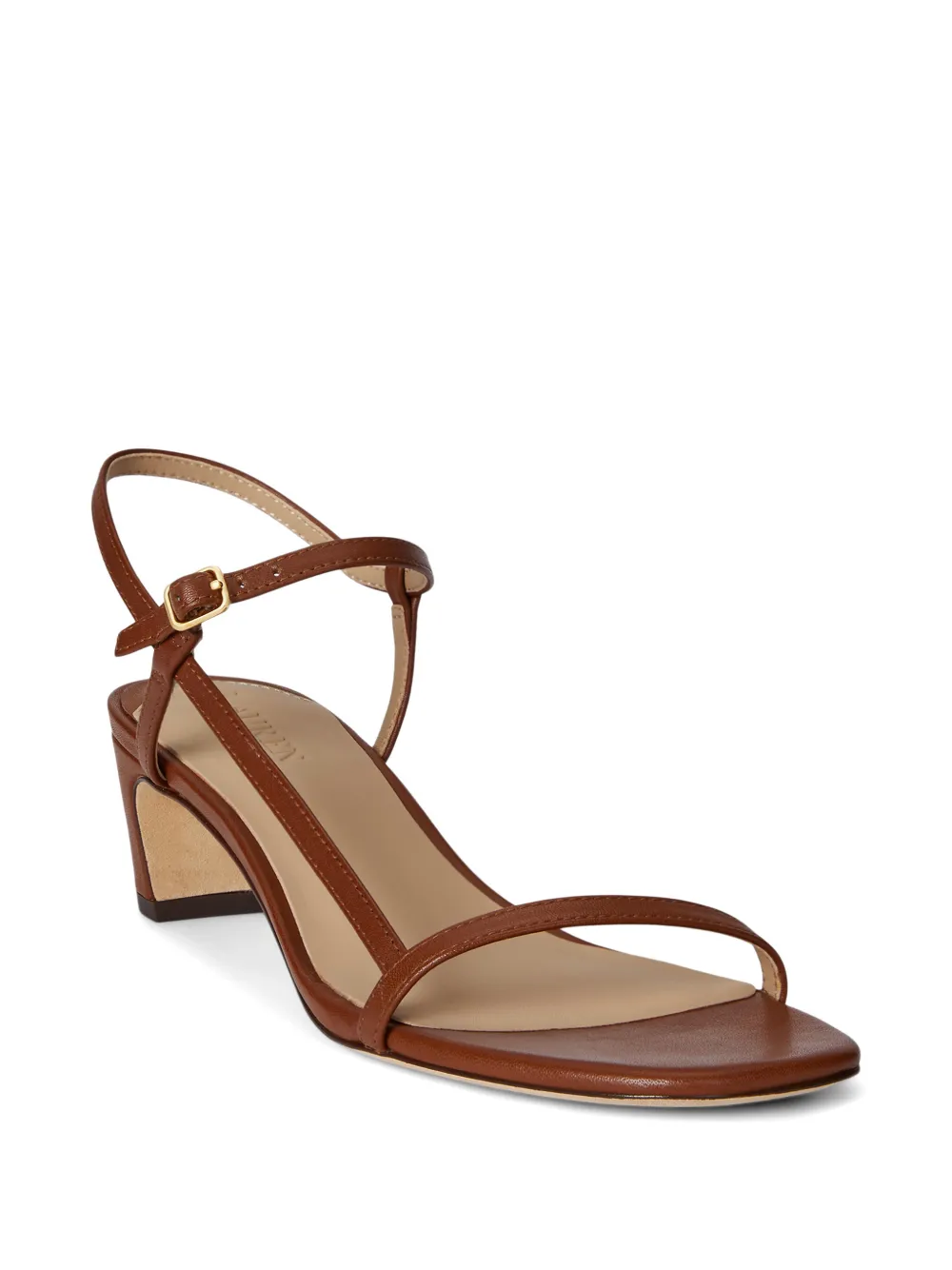 Lauren Ralph Lauren Lainee leather sandals Bruin