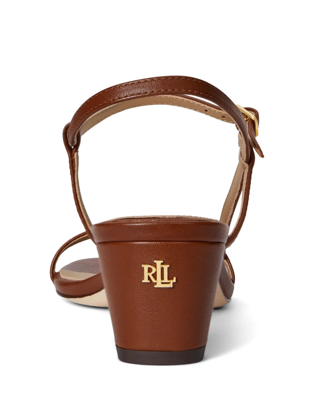 Lauren Ralph Lauren Lainee leather sandals Bruin