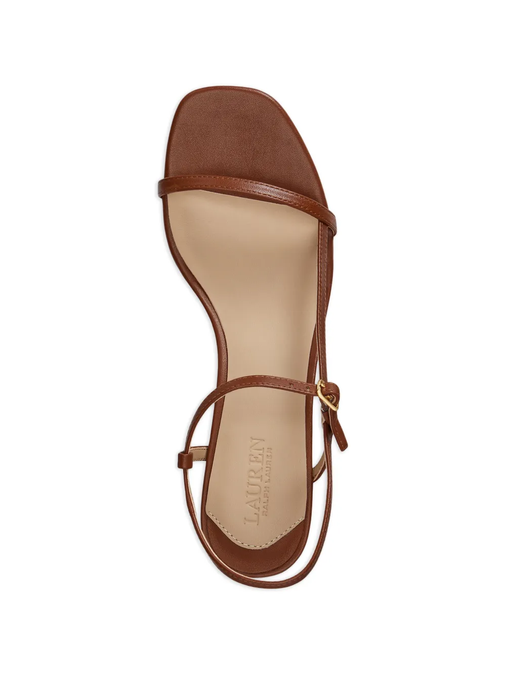 Lauren Ralph Lauren Lainee leather sandals Bruin