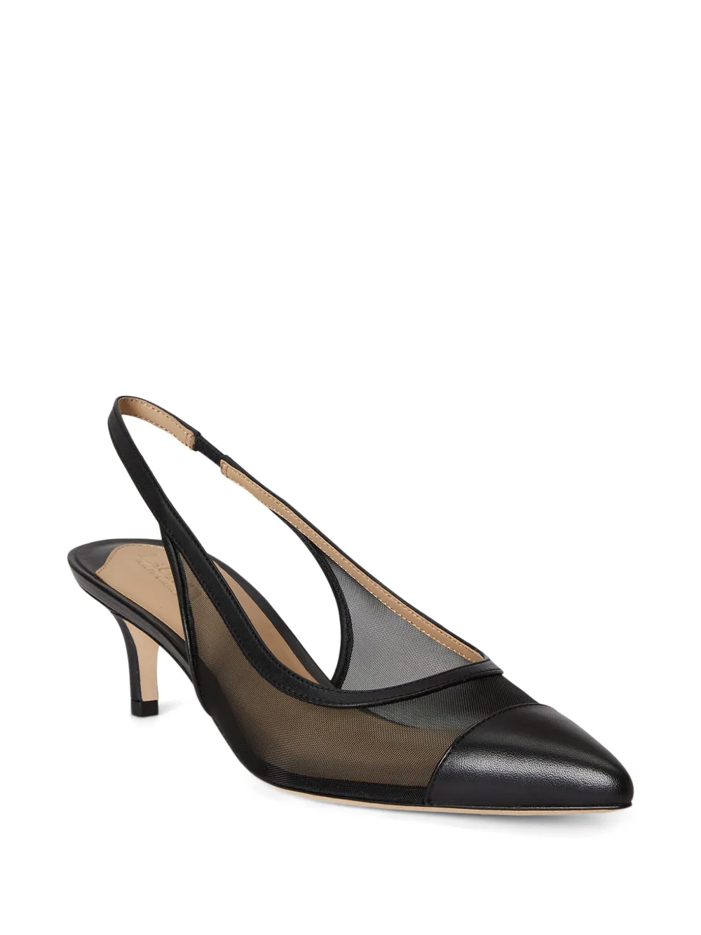 Lauren Ralph Lauren Lolah II pumps met mesh Zwart