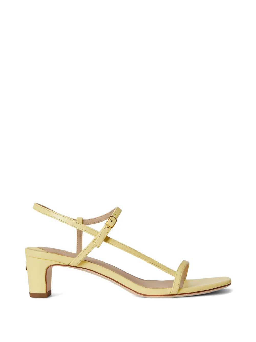 Lauren Ralph Lauren Lainee strappy leather sandals Geel