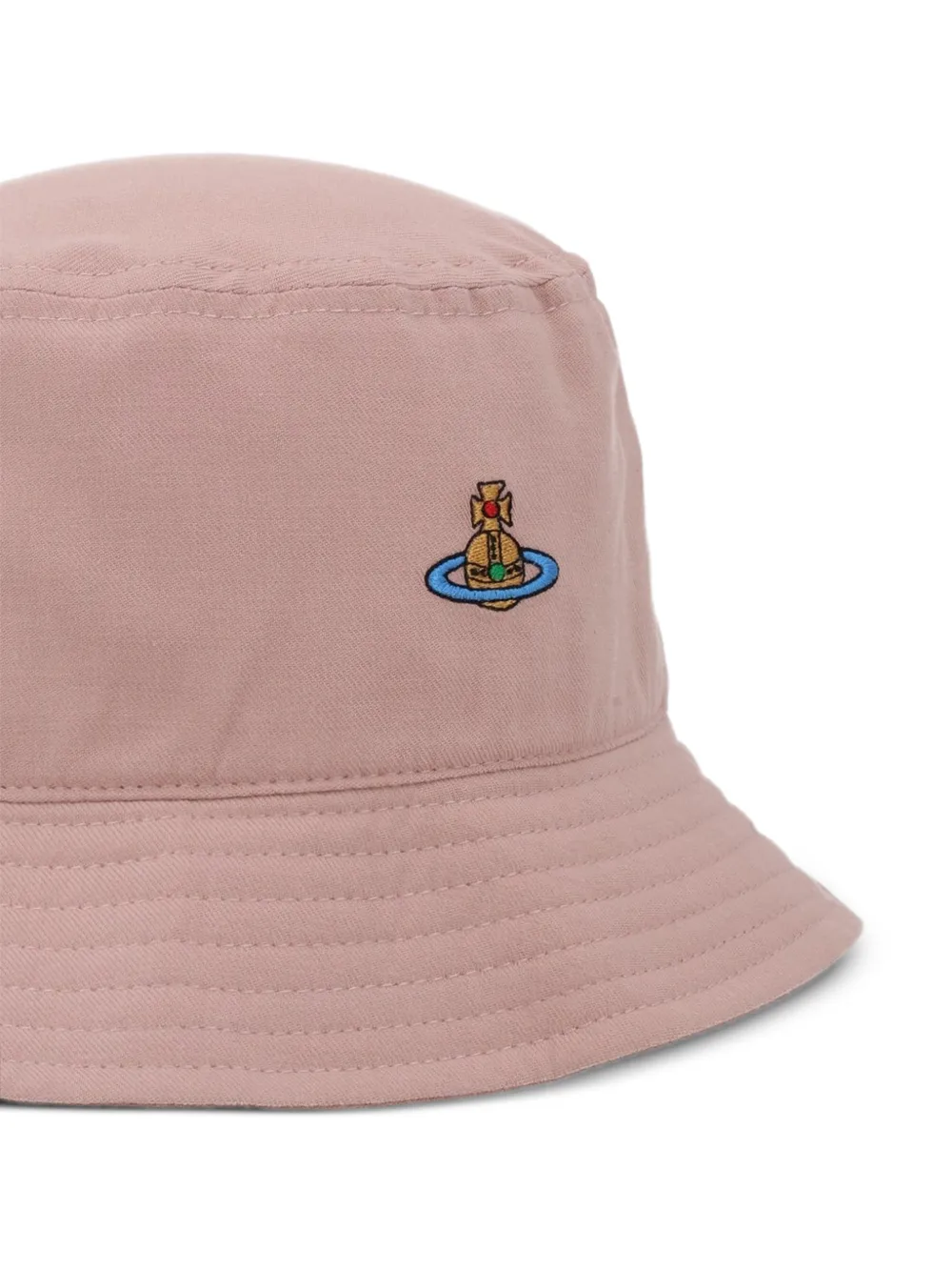 Vivienne Westwood Vissershoed met geborduurd logo Roze
