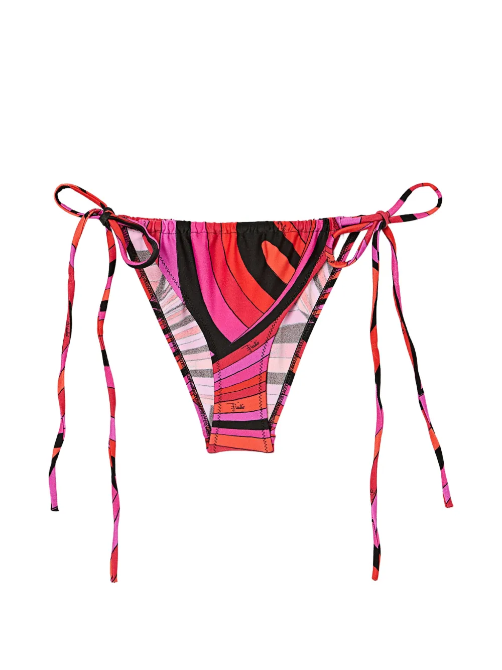 PUCCI Iride-print tie-side bikini bottoms - Rosa