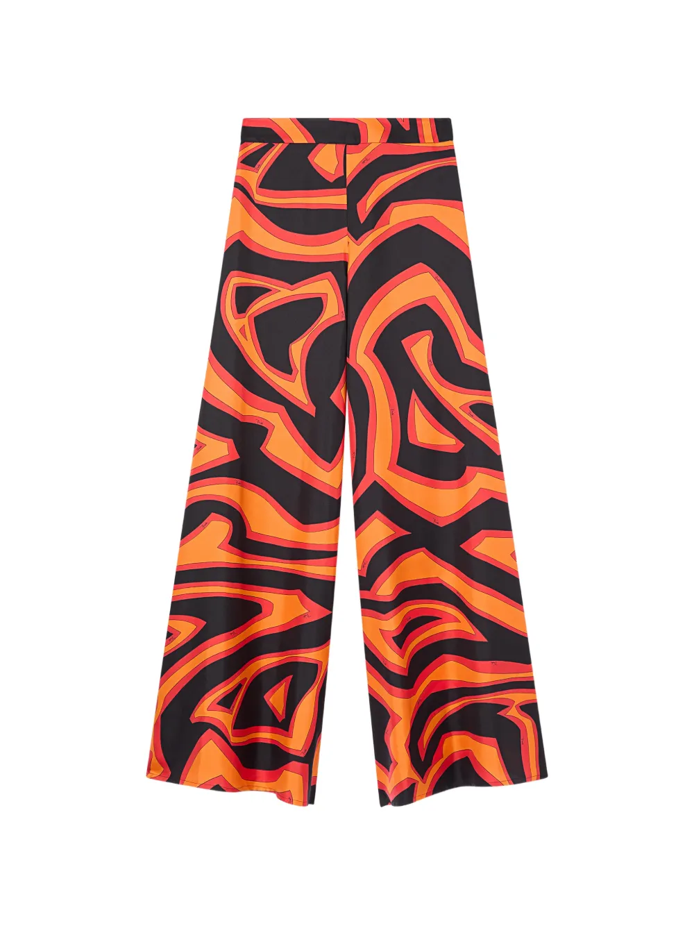 PUCCI Labirinto-print silk palazzo pants - Nero