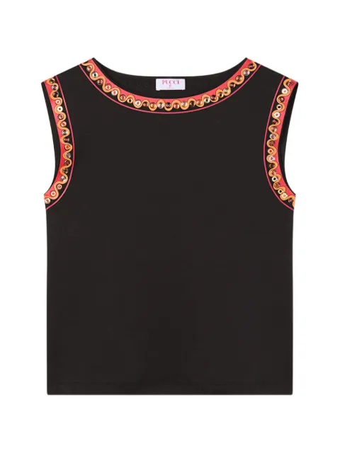 PUCCI playera con detalle estampado