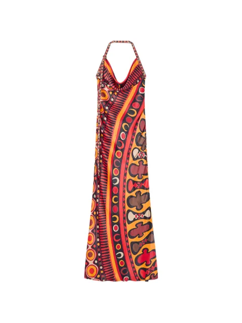 PUCCI vestido largo con estampado Iride