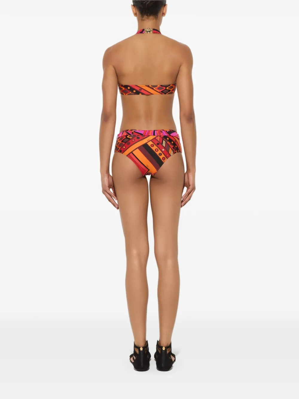 PUCCI Bikinislip met Vivara-print Oranje