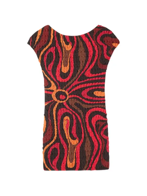PUCCI shibori kjole med Marmo-tryk