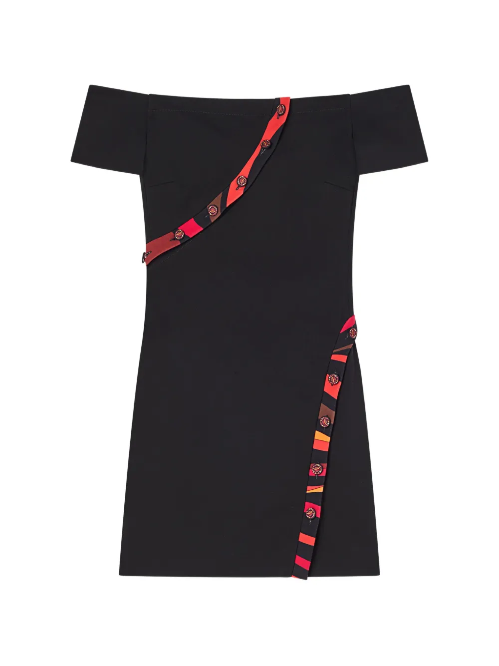 PUCCI off-shoulder dress - Schwarz