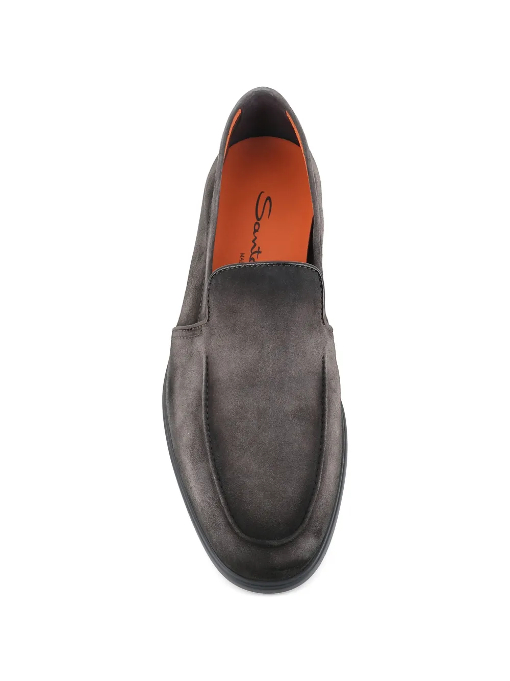 Santoni suede loafers Grijs