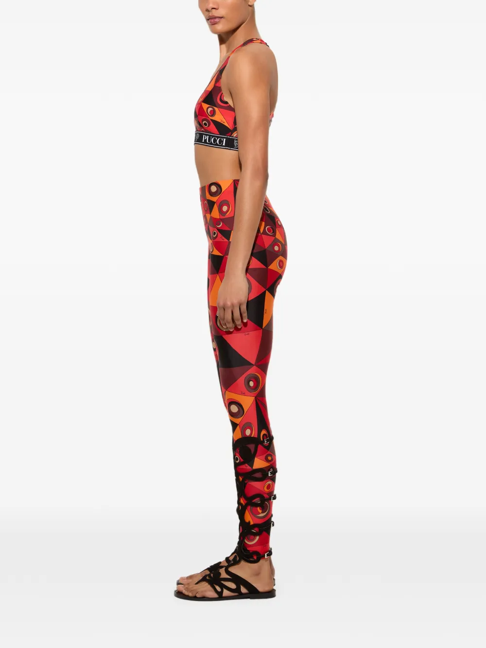 PUCCI Top met Occhi-print Rood
