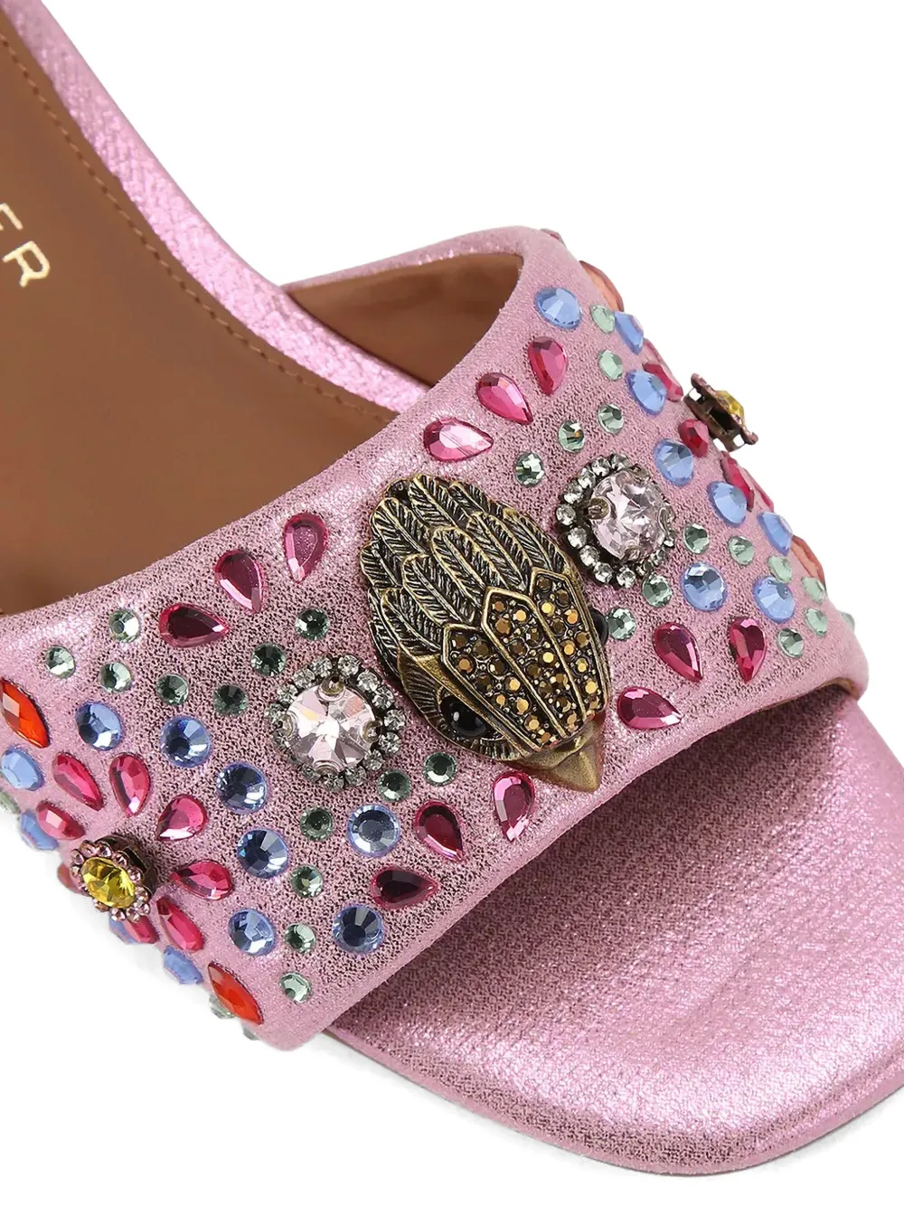 Kurt Geiger London Kensington flat sandals Roze