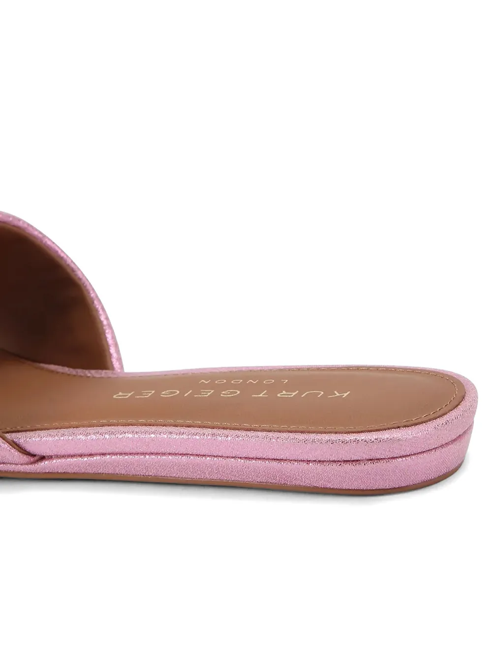 Kurt Geiger London Kensington flat sandals Roze