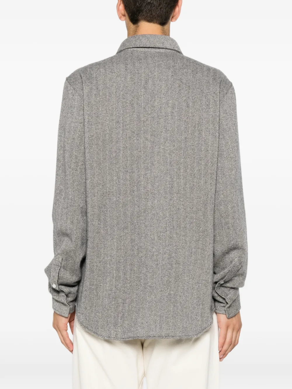 GOD'S TRUE CASHMERE Kasjmier overhemd Grijs