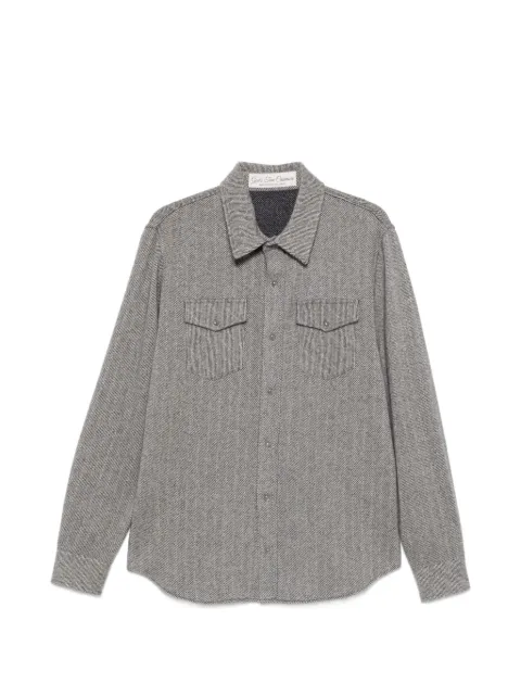 GOD'S TRUE CASHMERE skjorte i kashmir med knapper