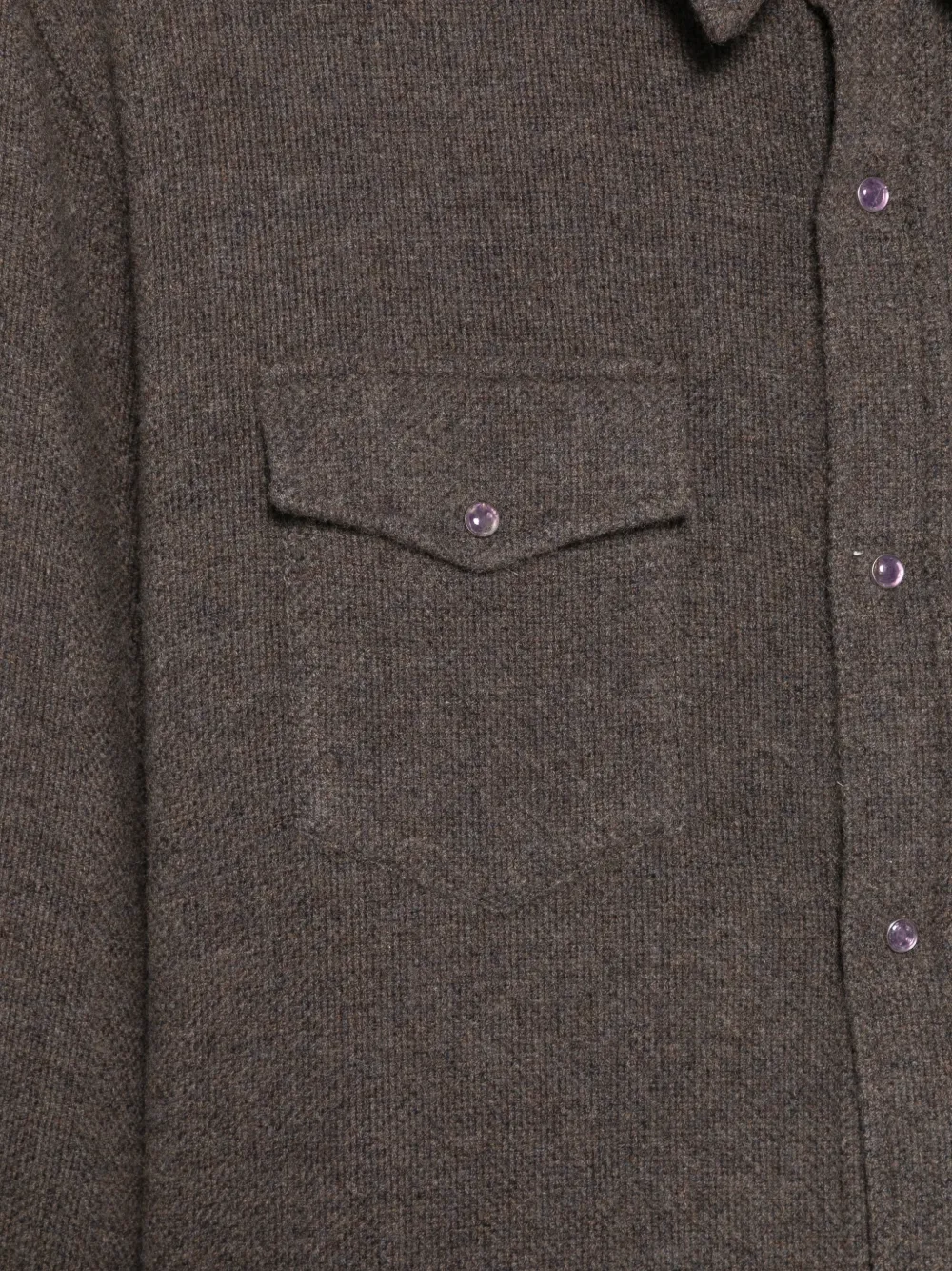 GOD'S TRUE CASHMERE Button-up overhemd Grijs
