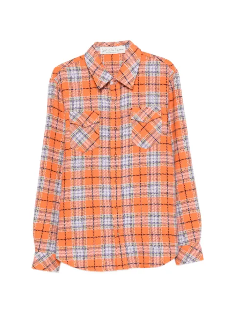 GOD'S TRUE CASHMERE tartan-pattern overshirt