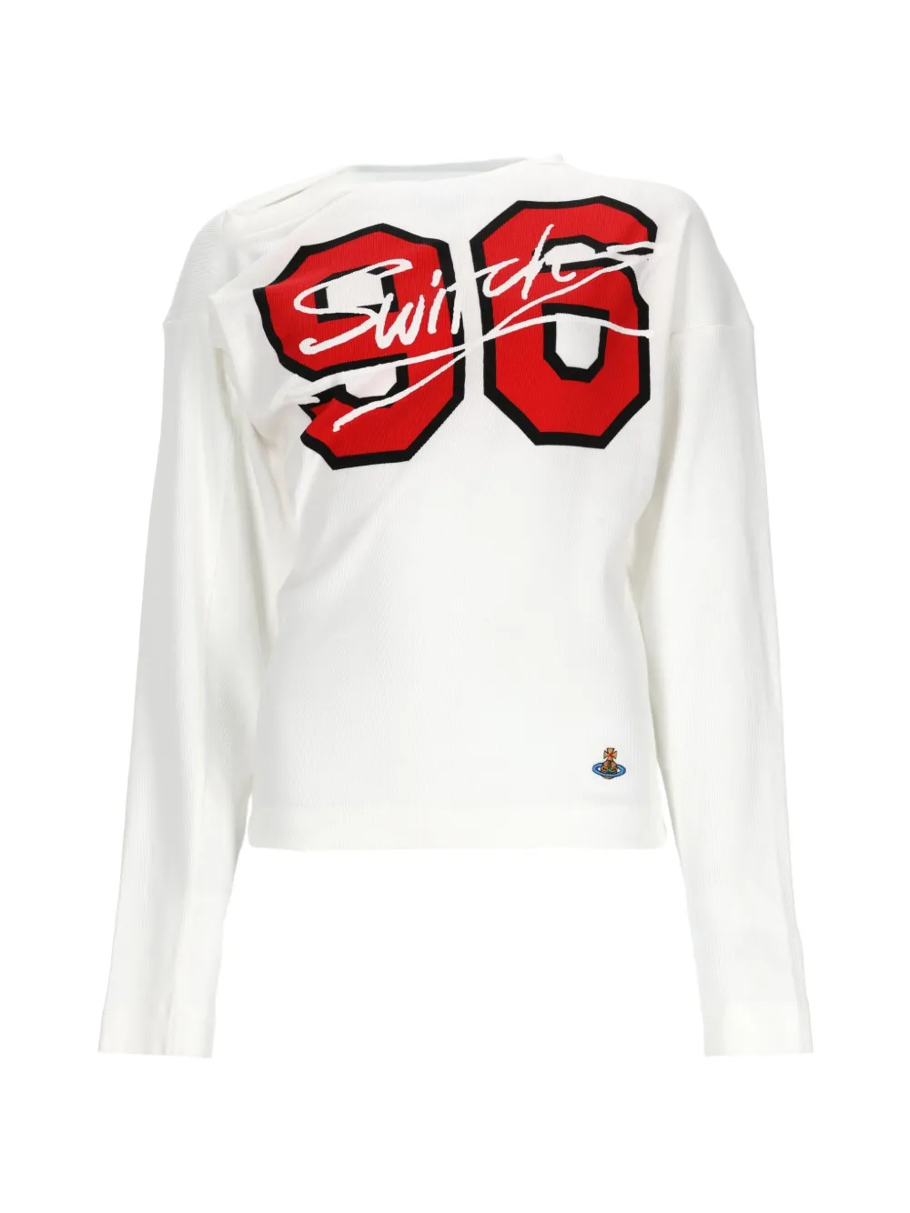 Vivienne Westwood graphic-print long-sleeve T-shirt - Bianco