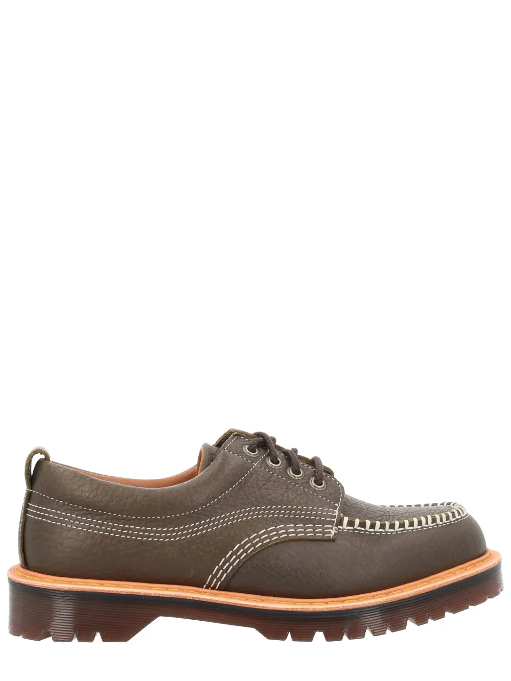 Dr. Martens Lowell contrast-stitch derby shoes Groen