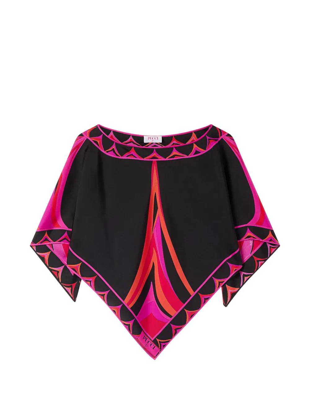 PUCCI Fari-print kaftan top - Rosa