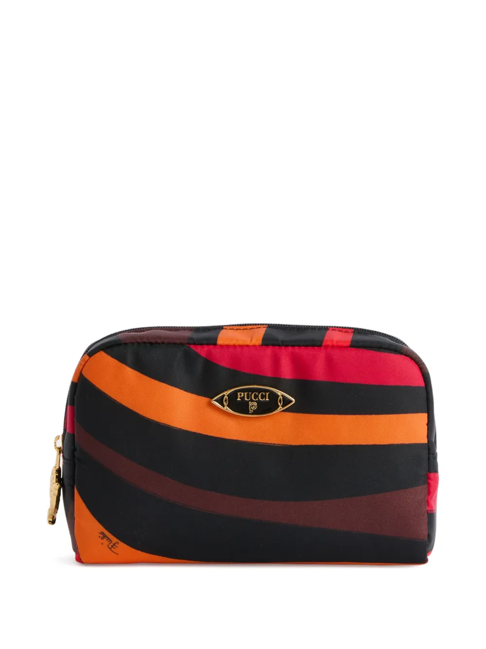 PUCCI Marmo-print small beauty case - Nero