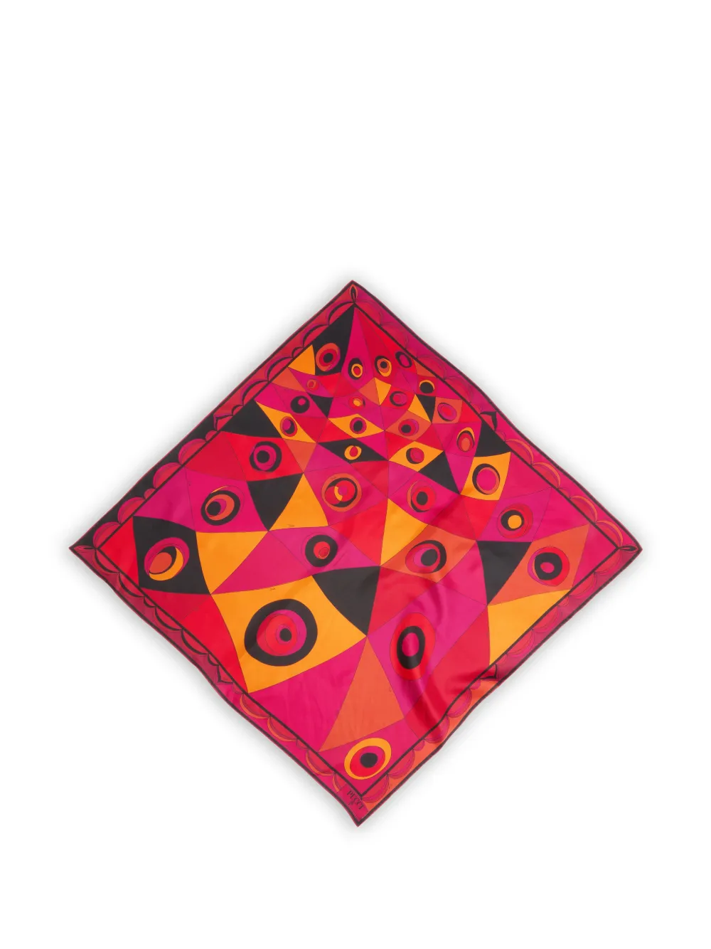 PUCCI Angoli-print silk scarf - Rosa