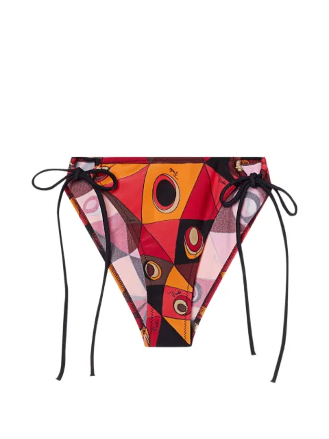 PUCCI Iride-print side-tie bikini bottoms