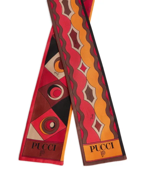 PUCCI mascada de sarga de seda con varios estampados