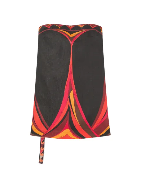 PUCCI Fari-print cotton and linen dress