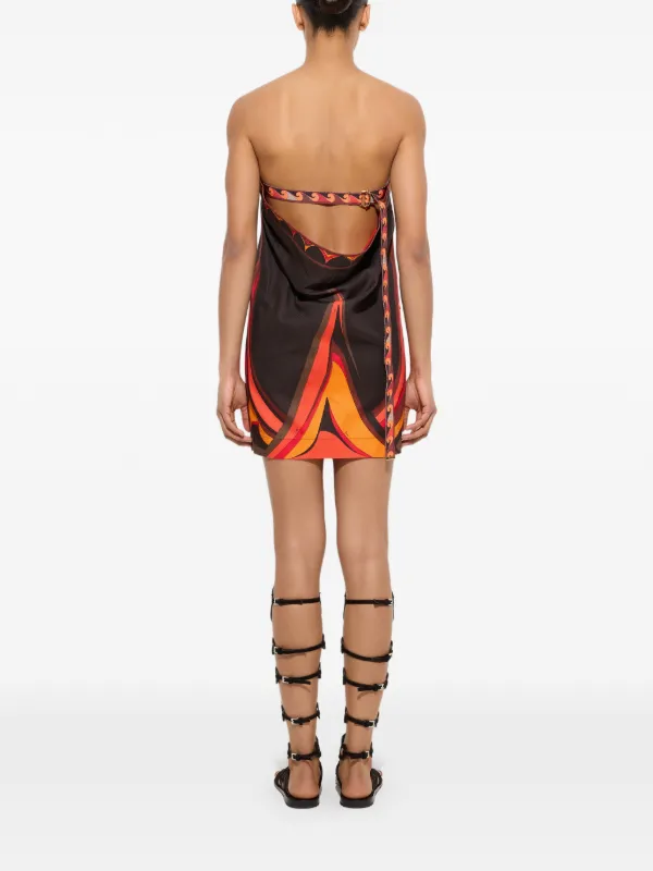 Pucci - Fari Print Cotton and Linen Dress - Size: 38