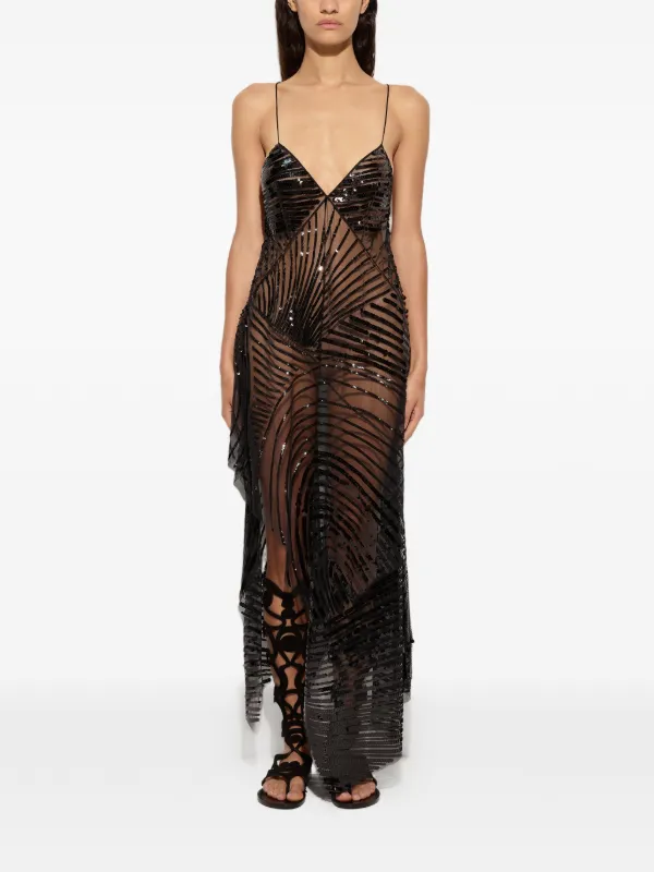 pucci lace dress Pucci - Embroidered Tulle Dress - Size: 42
