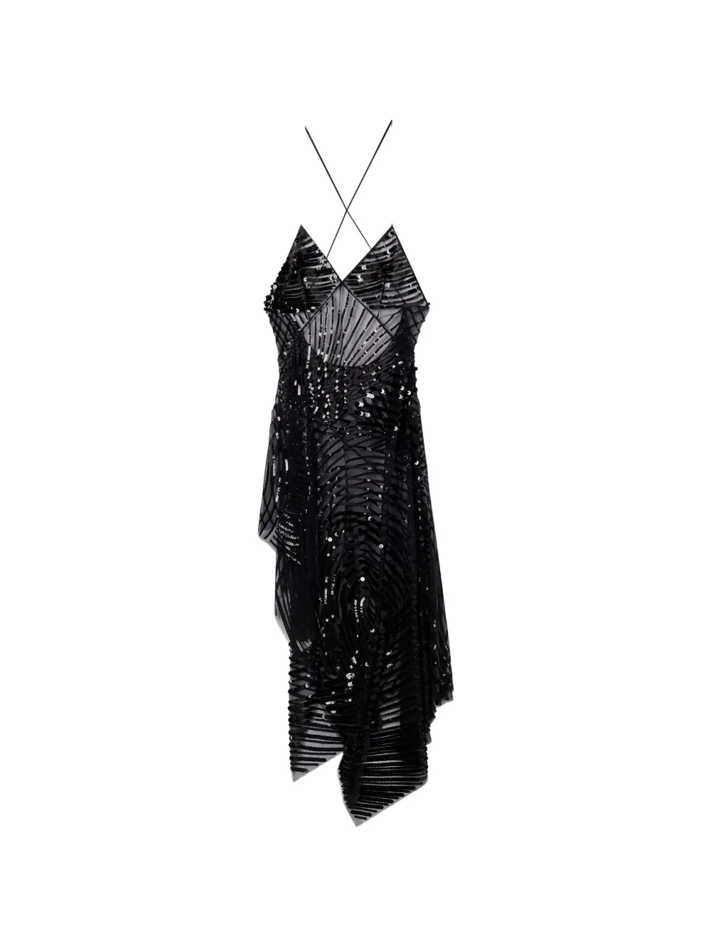 PUCCI embroidered tulle dress - Schwarz