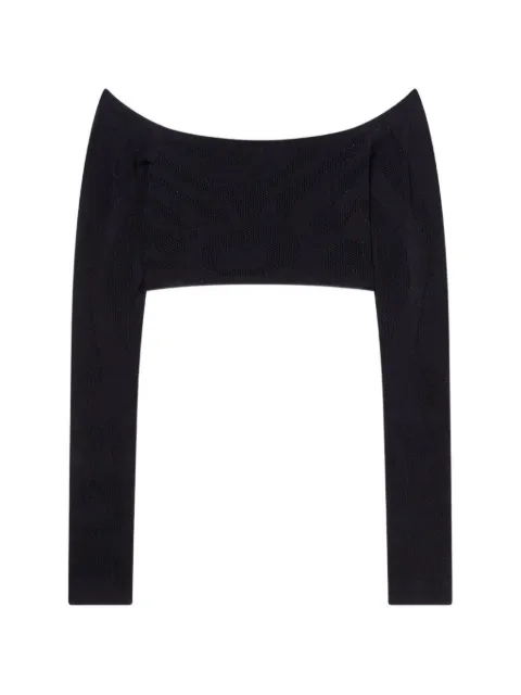 PUCCI top corto Marmo en jacqaurd