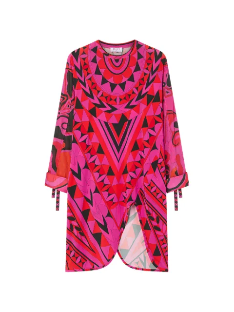 PUCCI Manuba-print long-sleeved dress