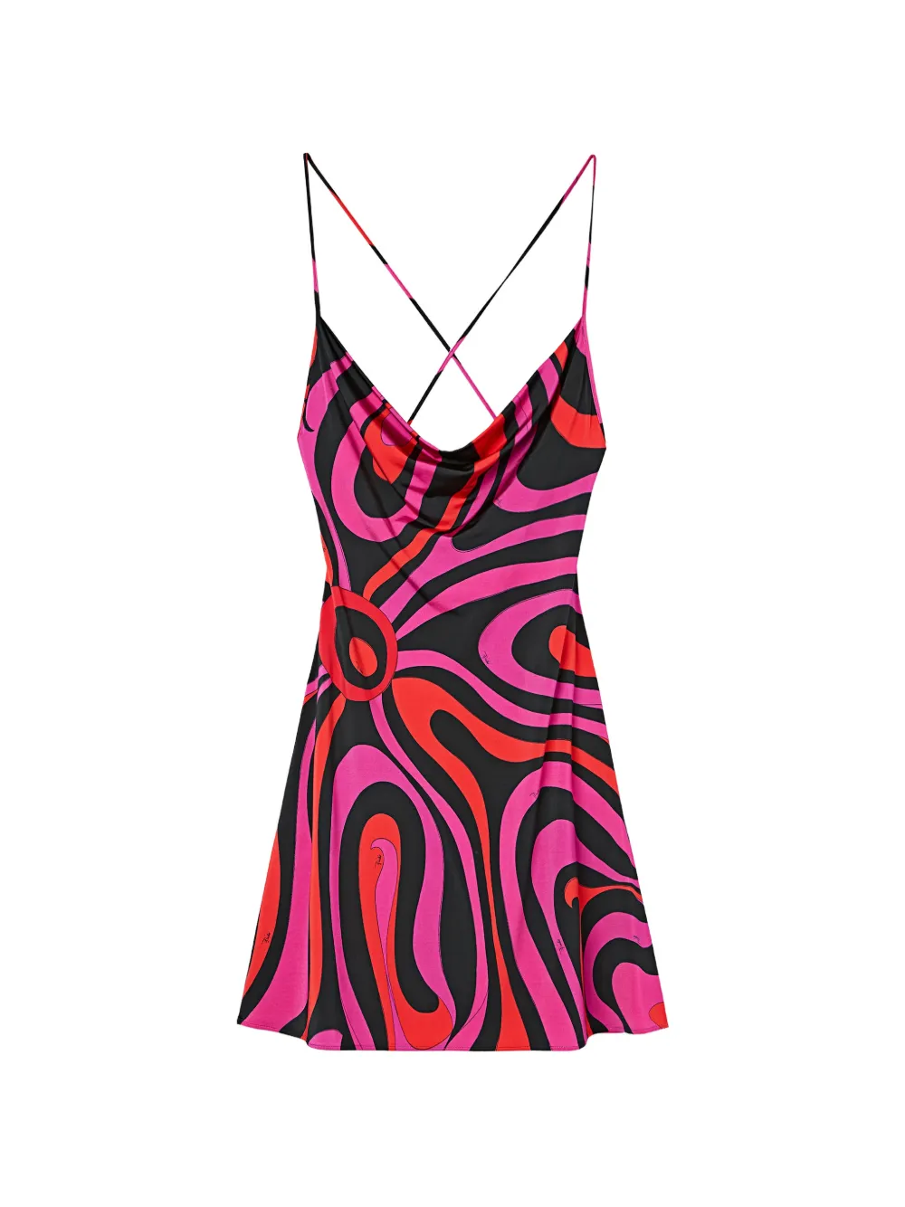 PUCCI Marmo-print short dress - Schwarz