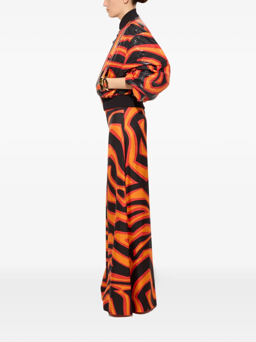 PUCCI Bomberjack met Labirinto-print Oranje