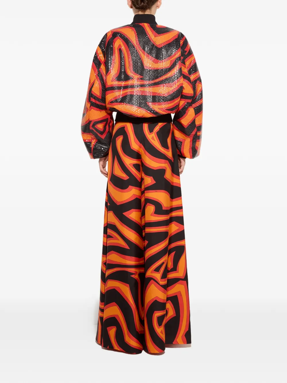 PUCCI Bomberjack met Labirinto-print Oranje