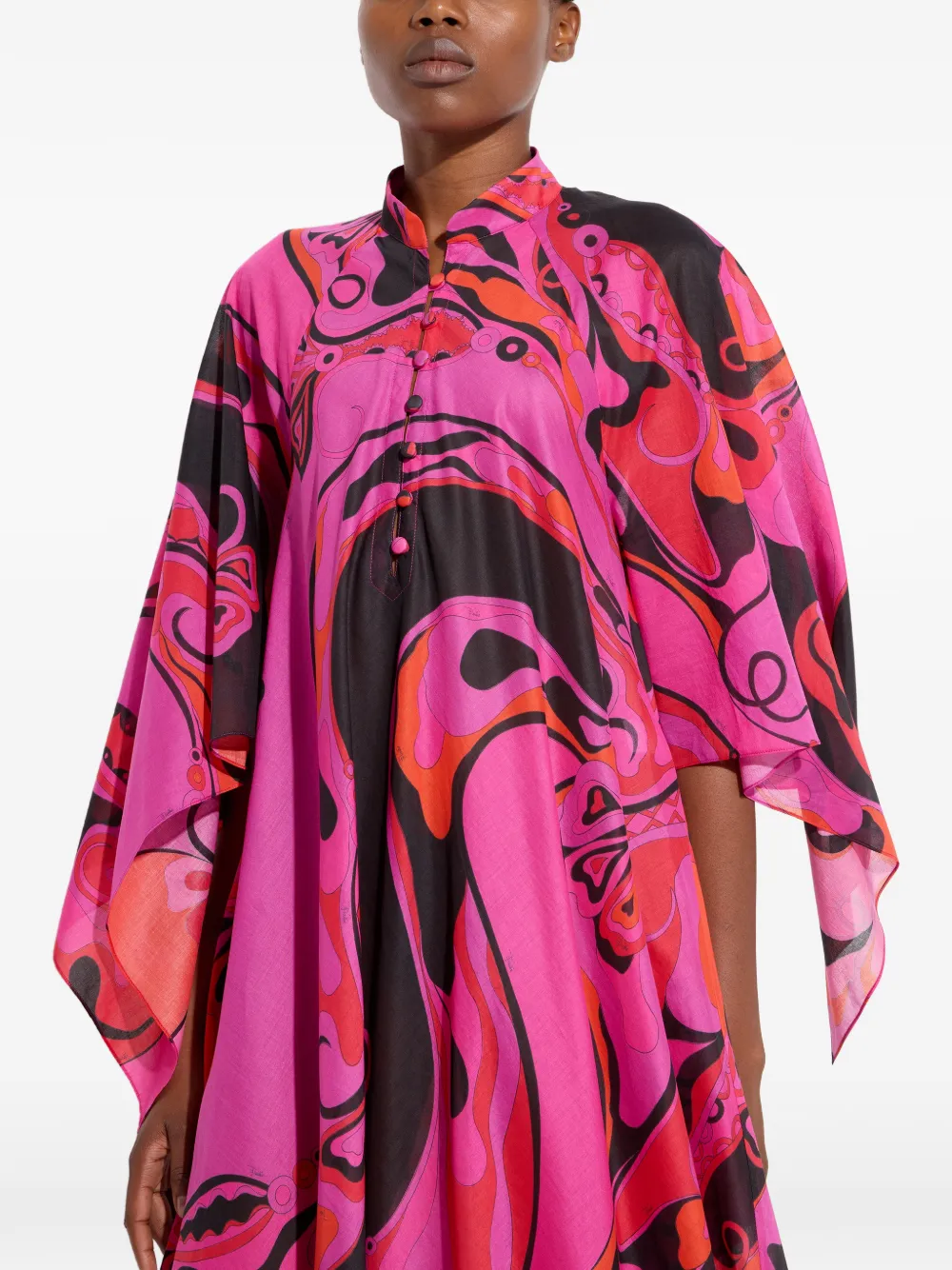 PUCCI Katoenen tuniek met orchidee-print Roze