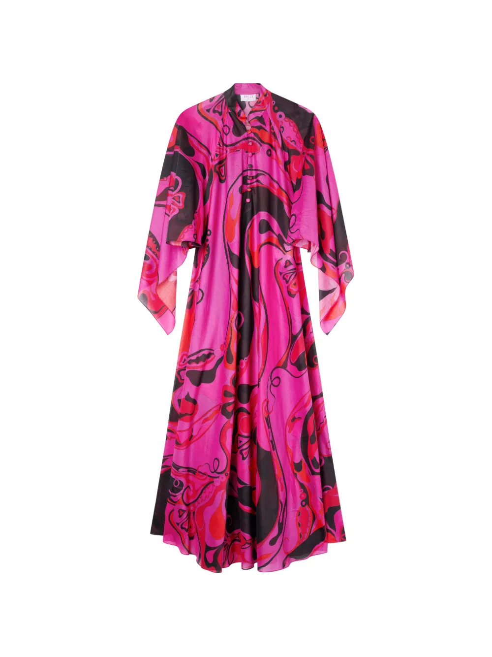 PUCCI Orchidee-print cotton kaftan - Rosa