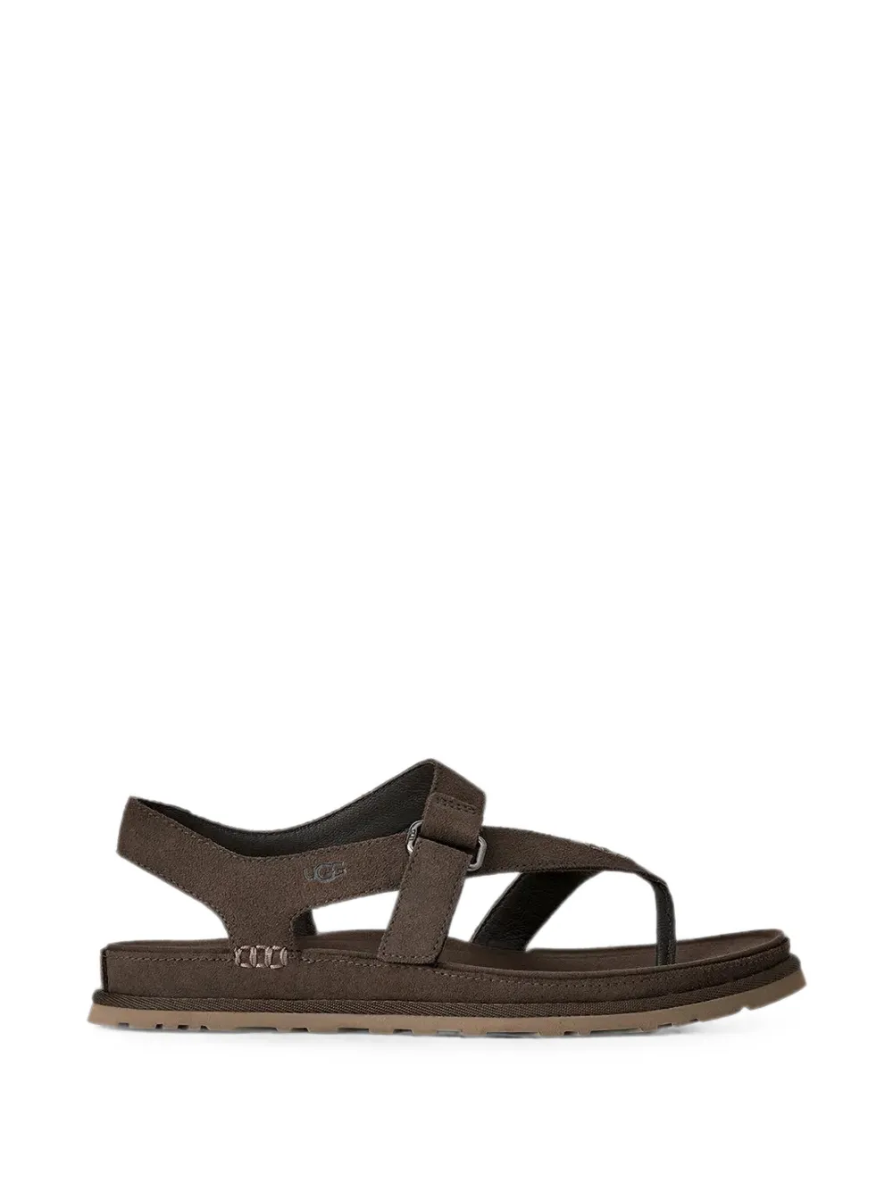 UGG GoldenGaze touch-strap slingback flat sandals - Brown