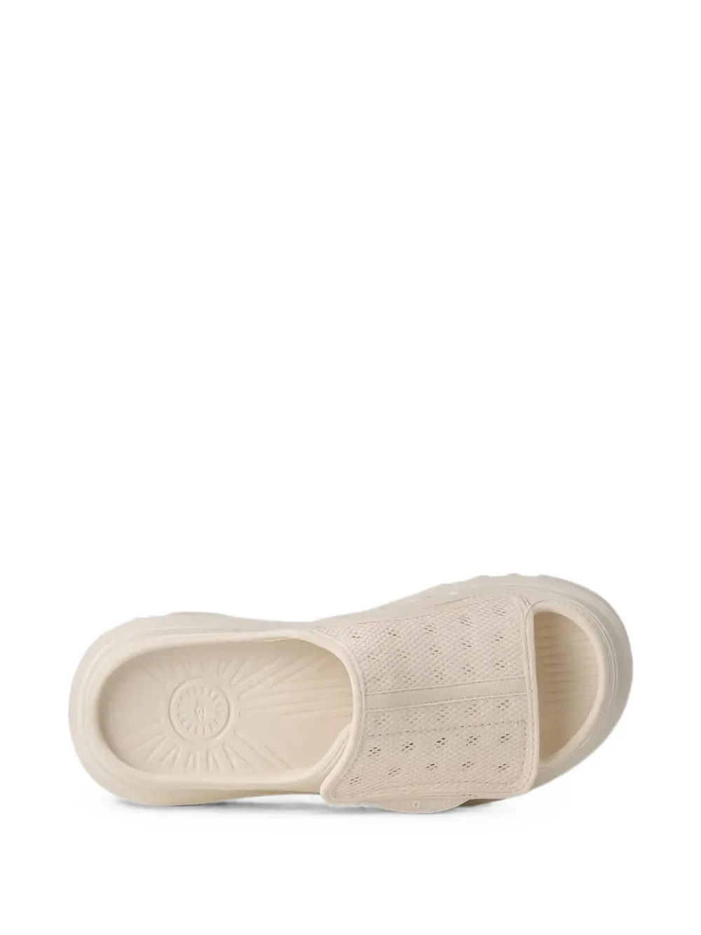 UGG PeakMod touch-strap mesh-panel slides Beige