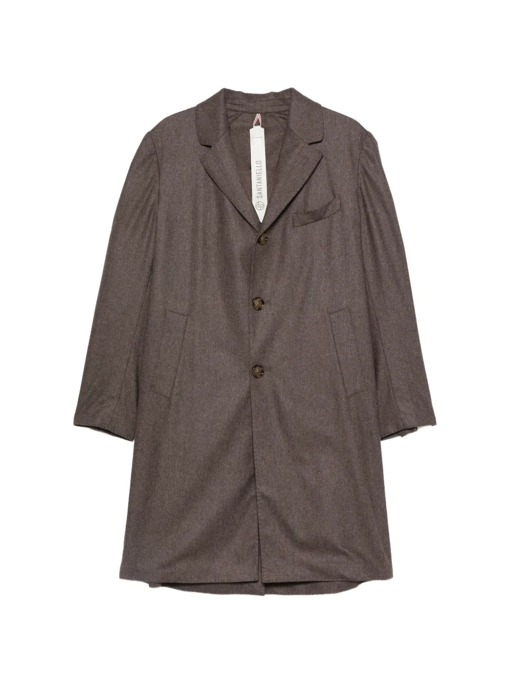 Biagio Santaniello Napoli single-breasted coat