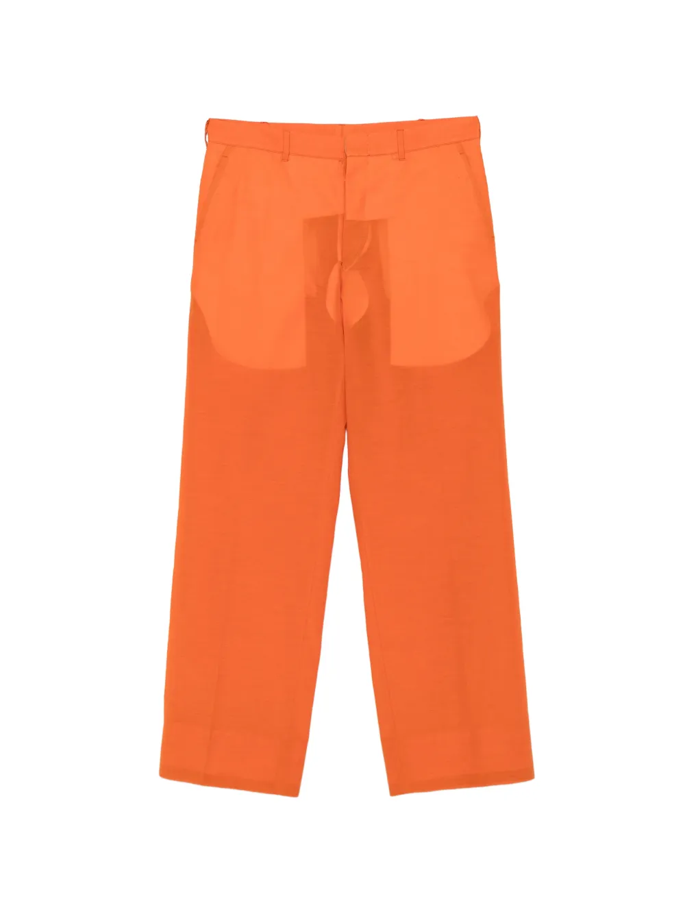 Romeo Gigli Pre-Owned 2000s straight-leg trousers - Arancione